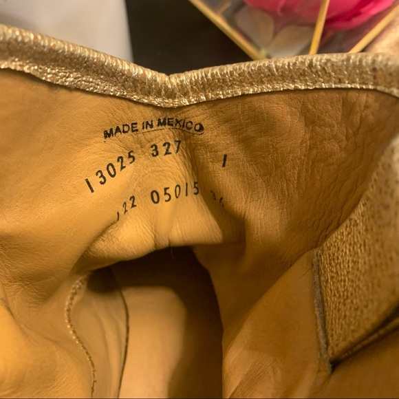 ASH Gold tone cowboy boots - Picture 3 of 7